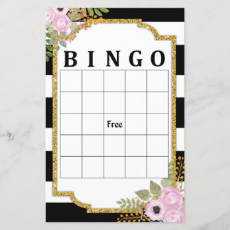 Schwarz-weißes Bingospiel