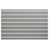 Schwarz-weißes Boho Karo Blumenmuster Stoff (Yard (91,4 cm))