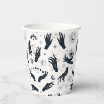 Schwarz-weißes Boho Moon-Muster