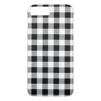 Schwarz-weißes Buffalo-Kariertes Muster Case-Mate iPhone Hülle
