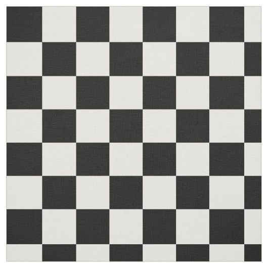 Schwarz-weißes Checkered Muster Stoff (Muster)