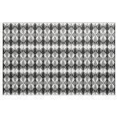 Schwarz-weißes Dreiländermuster Stoff (Fat Quarter (45,7 x 55,9 cm))
