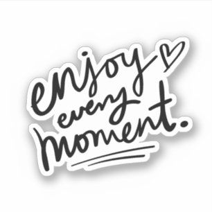 Schwarz-weißes, einfaches Motivierend Angebot Aufkleber