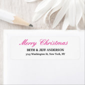 Schwarz-weißes Familienblatt für frohe Weihnachtsn (Insitu)