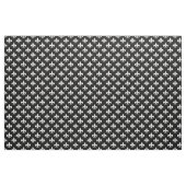 Schwarz-weißes Fleur-de-lis Textil Stoff (Yard (91,4 cm))