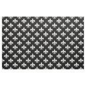Schwarz-weißes Fleur-de-lis Textil Stoff (Fat Quarter (45,7 x 55,9 cm))