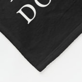 Schwarz-weißes Foto 2025 Abschluss Fleecedecke (Ecke)