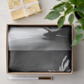 Schwarz-weißes Foto der Tanzdecoupage Seidenpapier (Geschenk)