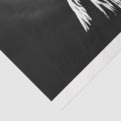 Schwarz-weißes Foto der Tanzdecoupage Seidenpapier (Ausschnitt)