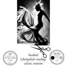 Schwarz-weißes Foto der Tanzdecoupage