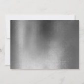 Schwarz-weißes Foto Gay Wedding Einladung (Rückseite)