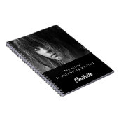 Schwarz-weißes Foto Notizblock (Rechte Seite)