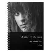 Schwarz-weißes Foto Notizblock (Vorderseite)