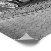 Schwarz-weißes Foto-Poster des NYC Poster (Ecke)