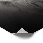 Schwarz-weißes Foto-Poster Poster (Ecke)