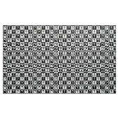 Schwarz-weißes Fragezeichen Stoff (Yard (91,4 cm))