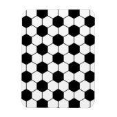 Schwarz-weißes Fußball-Ball-Muster Magnet (Vertikal)