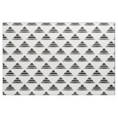 Schwarz-weißes Geo Dreieck-Muster-Gewebe Stoff (Yard (91,4 cm))