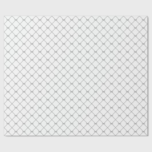 Schwarz-weißes geometrisches Muster Geschenkpapier (Flach)