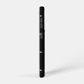 Schwarz-weißes geometrisches Muster Samsung Galaxy Hülle (Rechte Seite)