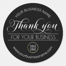 Schwarz-weißes Geschäftsdanken | Loggen Sie sich e