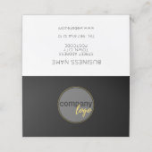 SCHWARZ-WEISSES GESCHÄFTSLOGO 10 ORDERS LOYALTY CA TREUEKARTE (Außenseite Aufgefaltet)