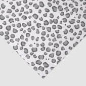 Schwarz-weißes Geschenk für Tierdruckleopard-Muste Seidenpapier (Ausschnitt)