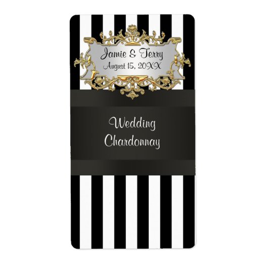 Schwarz-weißes, gestreiftes, schwarzes Tafelweinet (Vorne)