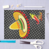 Schwarz-weißes Gewebpapier Punktpolster, Hot Papri Seidenpapier (Handwerk)