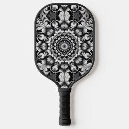 Schwarz-Weißes Glück Pickleball Schläger