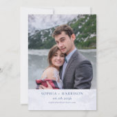 Schwarz-weißes Gold Blumenkranz, das wir Hochzeite Einladung (Rückseite)