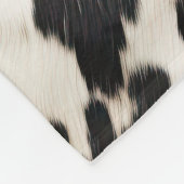 Schwarz-weißes Gold Südwestküste Fleecedecke (Ecke)