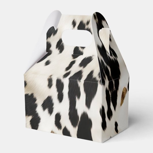 Schwarz-weißes Gold Südwestküste Geschenkschachtel (Rückseite)