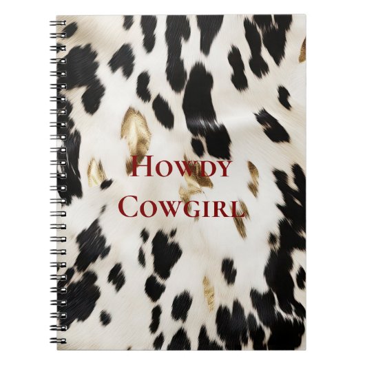 Schwarz-weißes Gold Südwestküste Notizblock (Vorderseite)