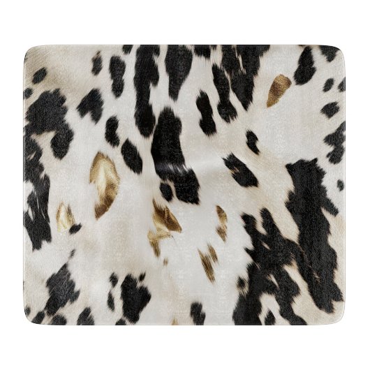 Schwarz-weißes Gold Südwestküste Schneidebrett (Vorderseite)