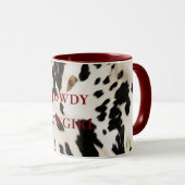 Schwarz-weißes Gold Südwestküste Tasse (VorderseiteRechts)