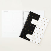 Schwarz-weißes Goldmonogramm 2019 2020 I Planer (Anzeige)