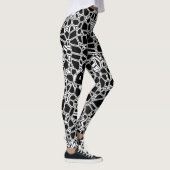Schwarz-weißes gotisches leggings (Rechts)