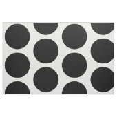 Schwarz-weißes großes Polka-Punkt-Gewebe Stoff (Fat Quarter (45,7 x 55,9 cm))