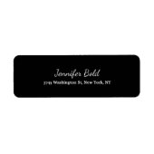 Schwarz-weißes Handwriting-Skript Creative Schlich (Vorne)