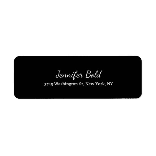 Schwarz-weißes Handwriting-Skript Creative Schlich (Vorne)