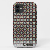 Schwarz-weißes Handy-Gehäuse mit benutzerdefiniert Case-Mate iPhone Hülle (Rückseite)