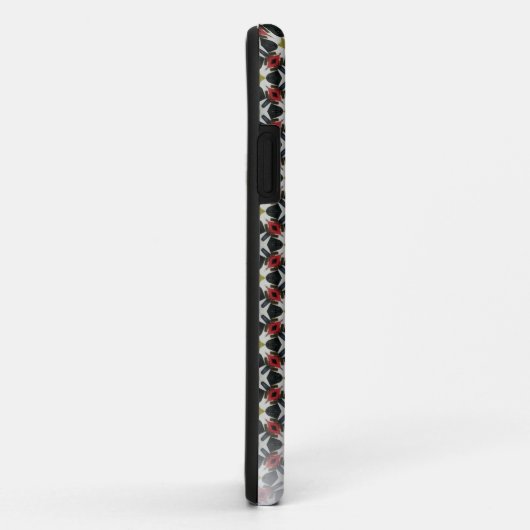 Schwarz-weißes Handy-Gehäuse mit benutzerdefiniert Case-Mate iPhone Hülle (Hinten/Rechts)