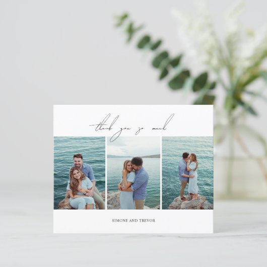 Schwarz-weißes Hochzeitsgeld mit Kreditkarte (Stehend Vorderseite)