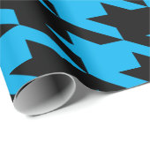 Schwarz-weißes Houndstooth-Muster Geschenkpapier (Rolleneckpunkt)