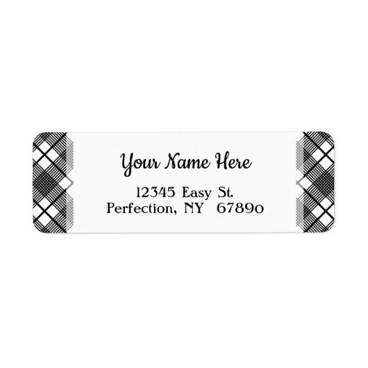 Schwarz-weißes Kariertes Muster bearbeitbare Rücks (Vorne)