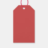 Schwarz-weißes Kätzchen Dankeschön-Geschenkkarte Geschenkanhänger (Rückseite)