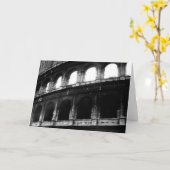 Schwarz-weißes Kolosseum Römisches Reich Karte (Gelbe Blume)