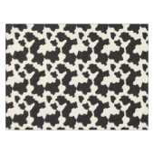 Schwarz-weißes Kuhfellmuster  Tischdecke (Vorderseite (Horizontal))