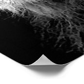 Schwarz-weißes Löwendoster - Tierfotografie Poster (Ecke)